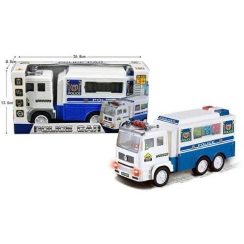 Police Truck Toy For Kids With Flashing Lights