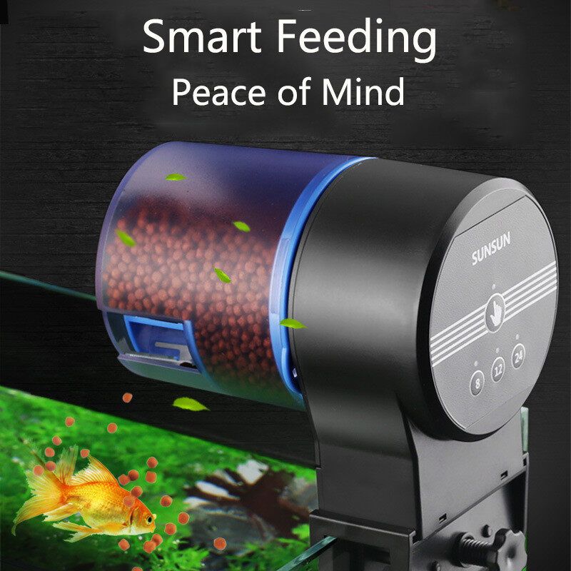 Mrosaa /USB Automatic Fish Feeder Smart Fish Tank Aquarium Timing Fish Feeding Machine