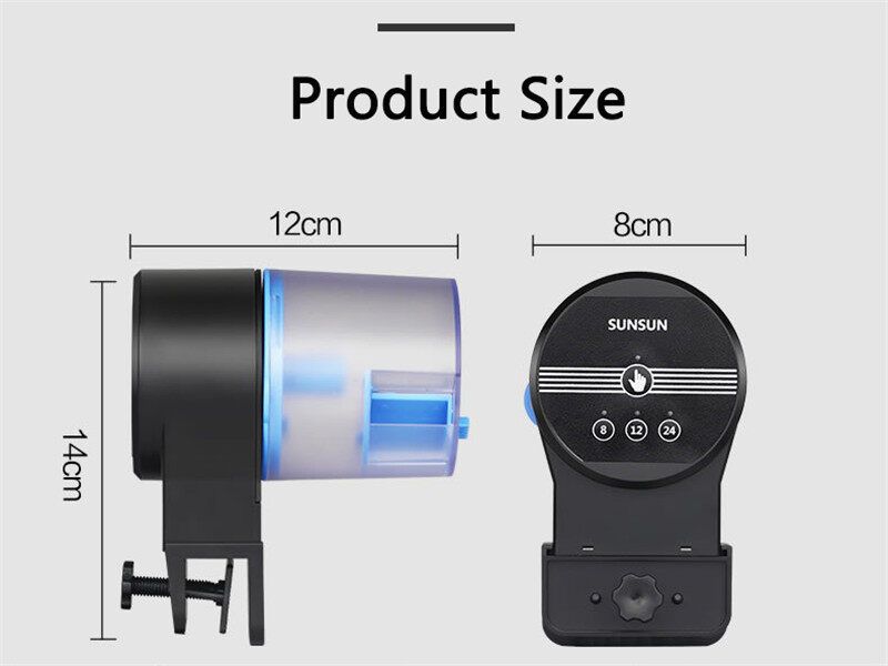 Mrosaa /USB Automatic Fish Feeder Smart Fish Tank Aquarium Timing Fish Feeding Machine