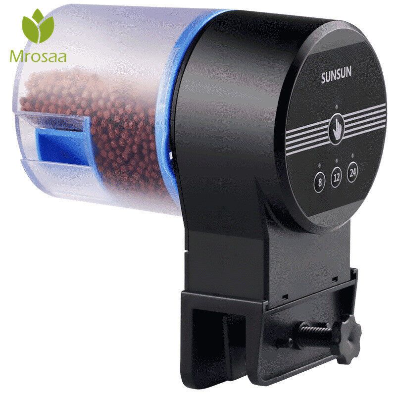 Mrosaa /USB Automatic Fish Feeder Smart Fish Tank Aquarium Timing Fish Feeding Machine