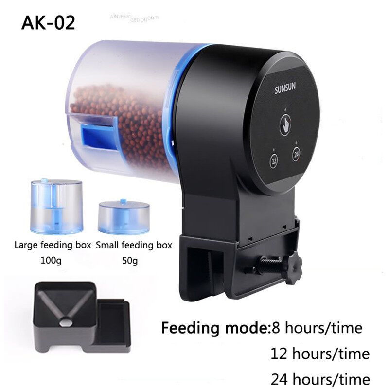 Mrosaa /USB Automatic Fish Feeder Smart Fish Tank Aquarium Timing Fish Feeding Machine