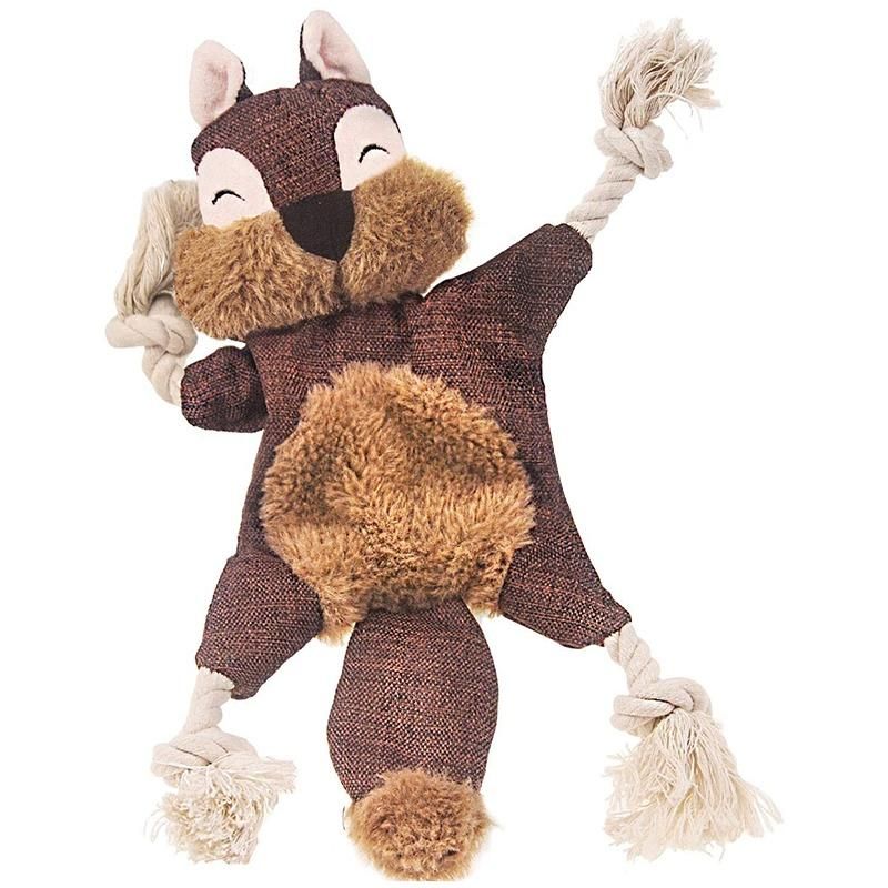 Stuffless Dog Toys for Puppy, Crinkle Squeaky