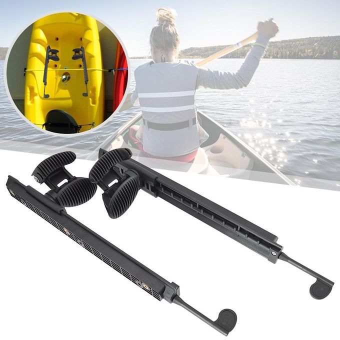 1 Pair Adjustable Nylon Kayak Footbrace Pedal Kayak Foot Pegs Rudder