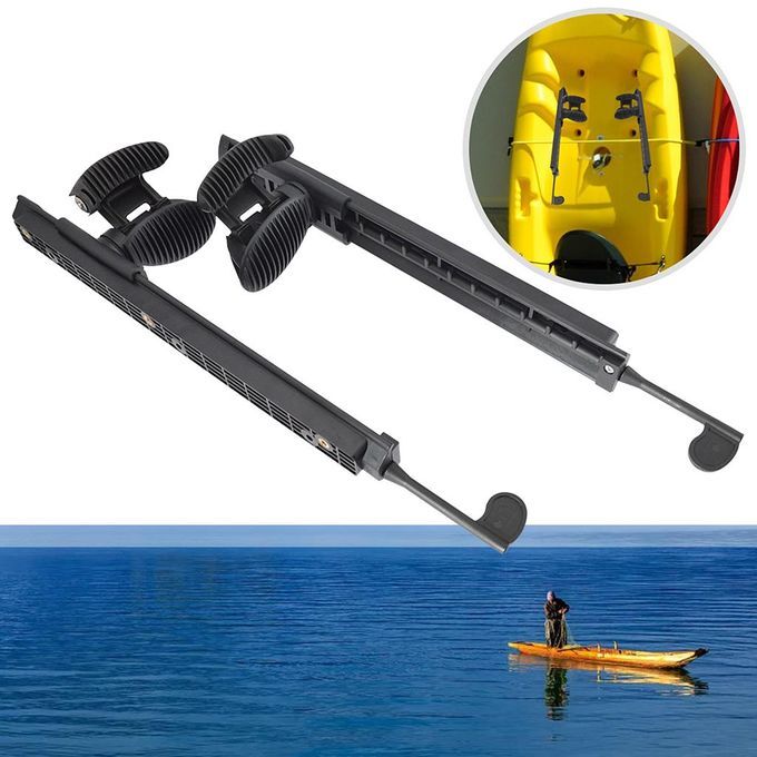1 Pair Adjustable Nylon Kayak Footbrace Pedal Kayak Foot Pegs Rudder