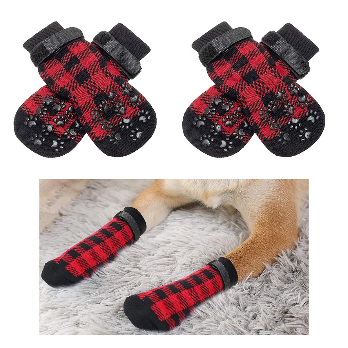 Anti Slip Dog Socks Stop Licking Comfortable Dog S