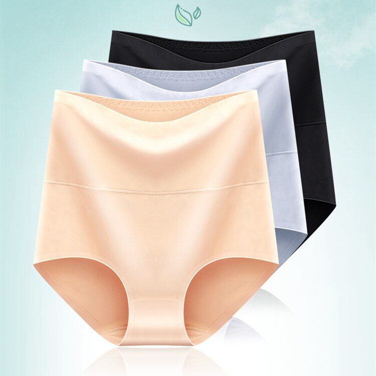 3Pcs/lot High Waist Seamless Panties Body Shaper Slimming Lingerie Women Butt Lifter  Breathable Ladies Bodysuit