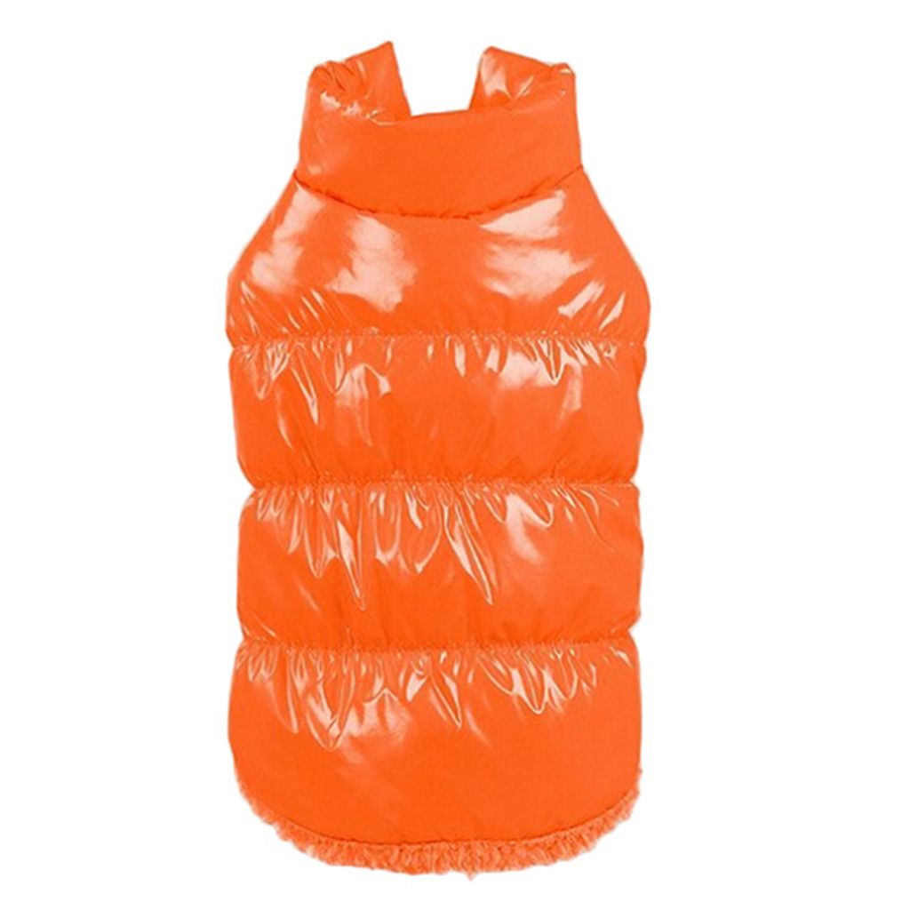 Dog Puppy Warm Padded Coat Down Thick Jacket Jumpsuit Vest Clothes