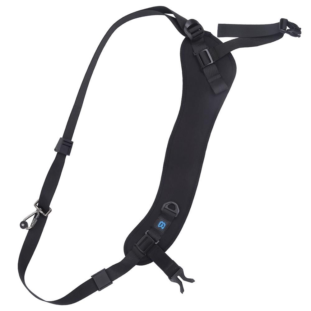 PULUZ Camera Strap Quick Release Shoulder Belt Anti-Slip Soft Pad Belt Quick Rapid Shoulder Sling with Metal Hook for SLR/DSLR Cameras