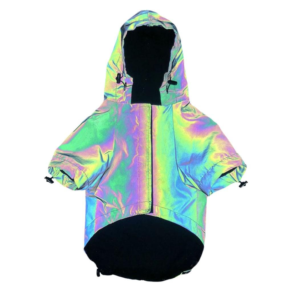 Warm Reflective Pet Dog Clothes Apparel Hooded Padded Waterproof XS