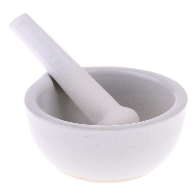 Mini 90mm Mortar And Pestle Set Herbs Nuts Mixing & Grinding Lab