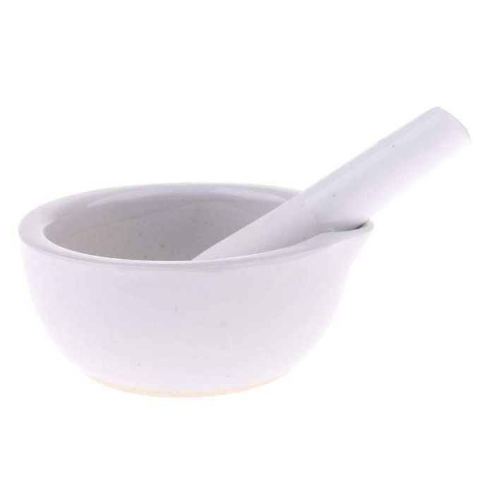 Mini 90mm Mortar And Pestle Set Herbs Nuts Mixing & Grinding Lab