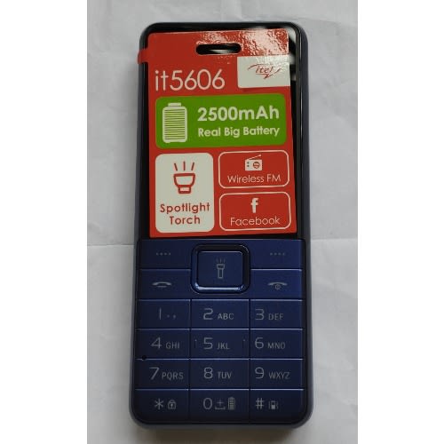 It5606 - 1.8" -Dual Sim - 2500mAh -Wireless FM,Facebook -Feature Phone - Dark Blue