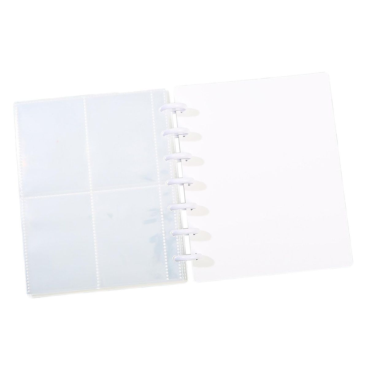 Portable 3 Inch Mini Photo Album Photocard Sleeve 7 White