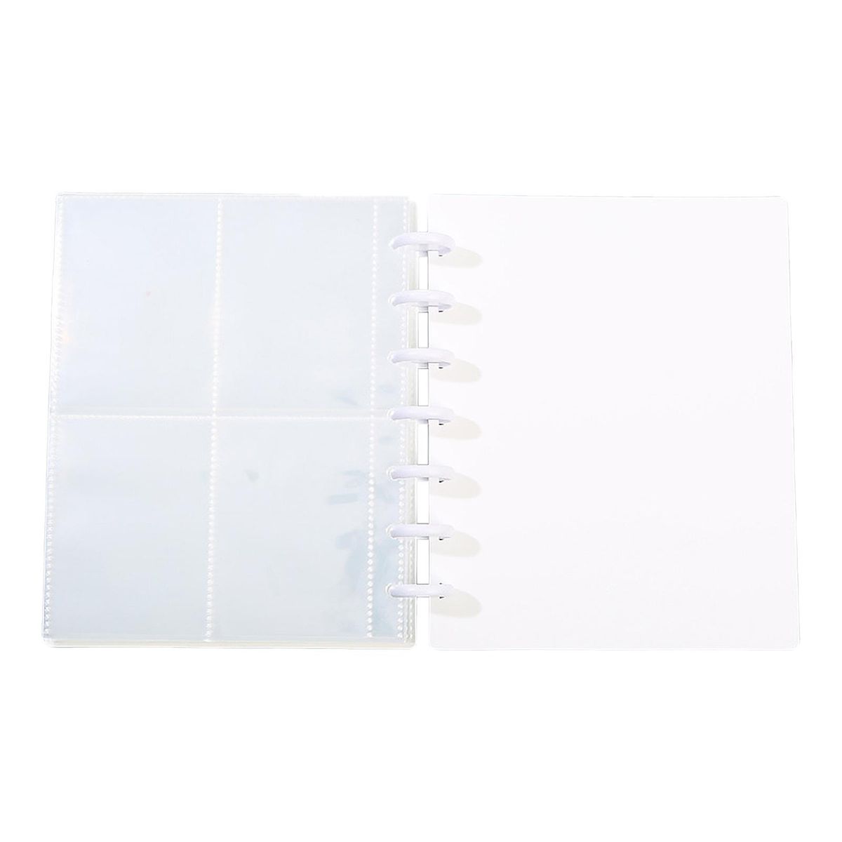 Portable 3 Inch Mini Photo Album Photocard Sleeve 7 White