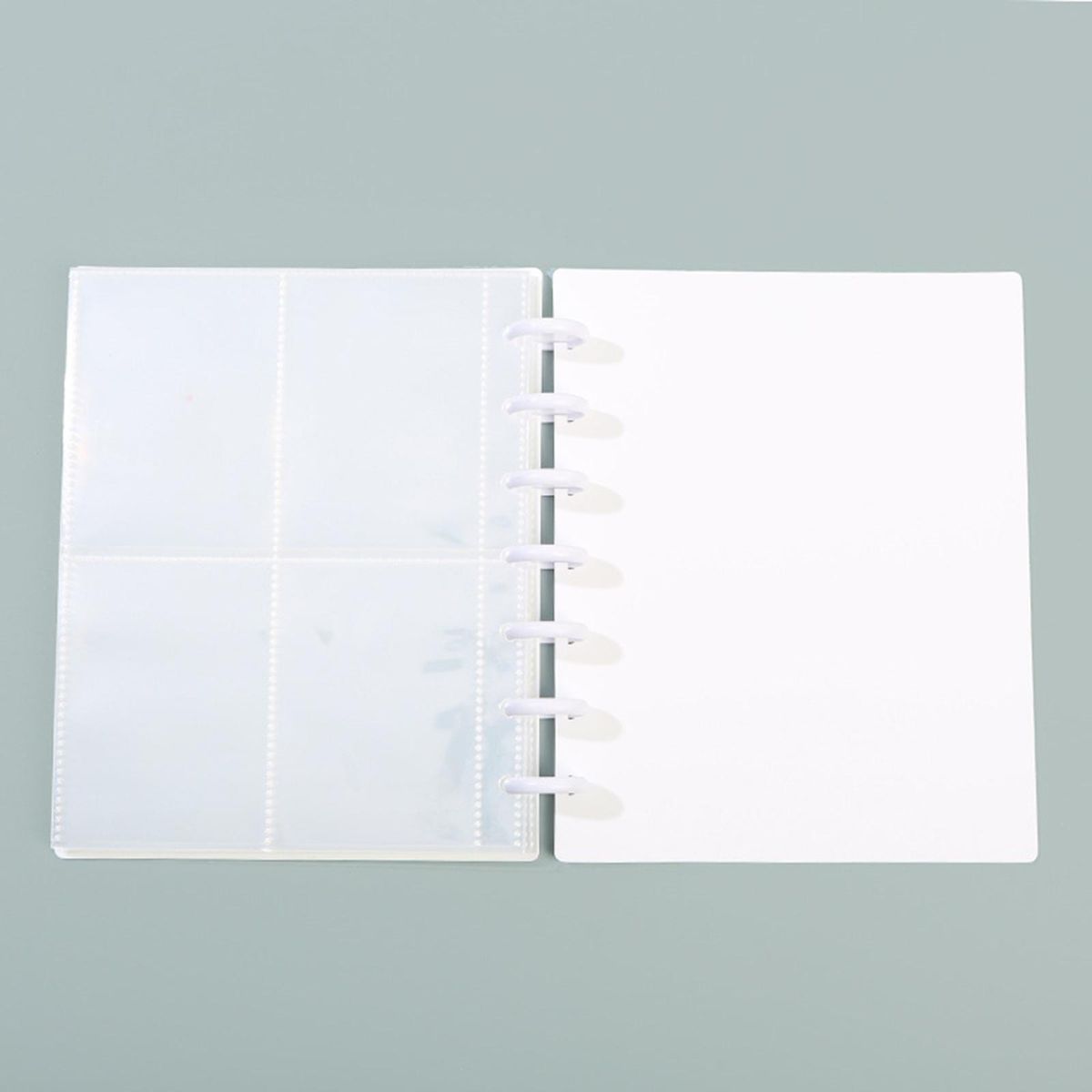 Portable 3 Inch Mini Photo Album Photocard Sleeve 7 White