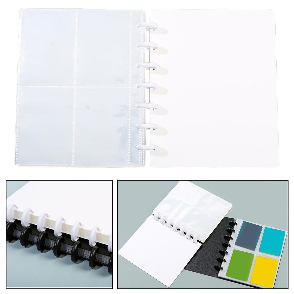 Portable 3 Inch Mini Photo Album Photocard Sleeve 7 White