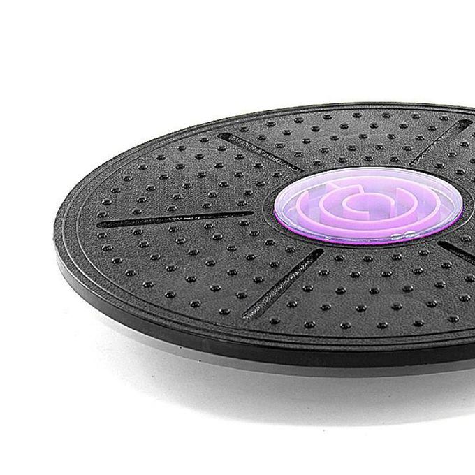 Wobble Yoga Balance Board Disc Fitness Stability Pad Exercise Purple