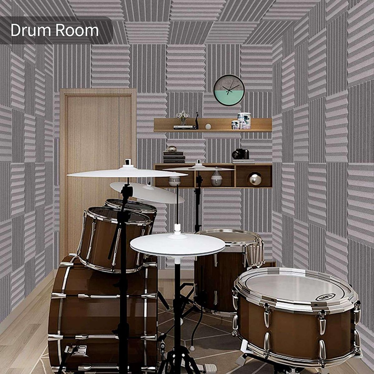 24Pack 1 Inch X 12 Inch X12 Inch Soundproof Foam Panels