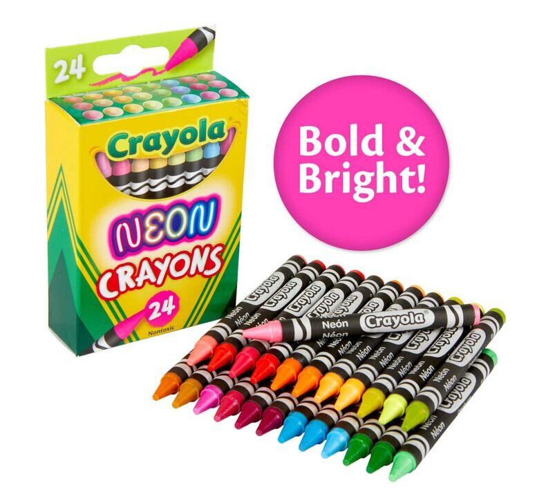 Neon Crayons - 24pcs