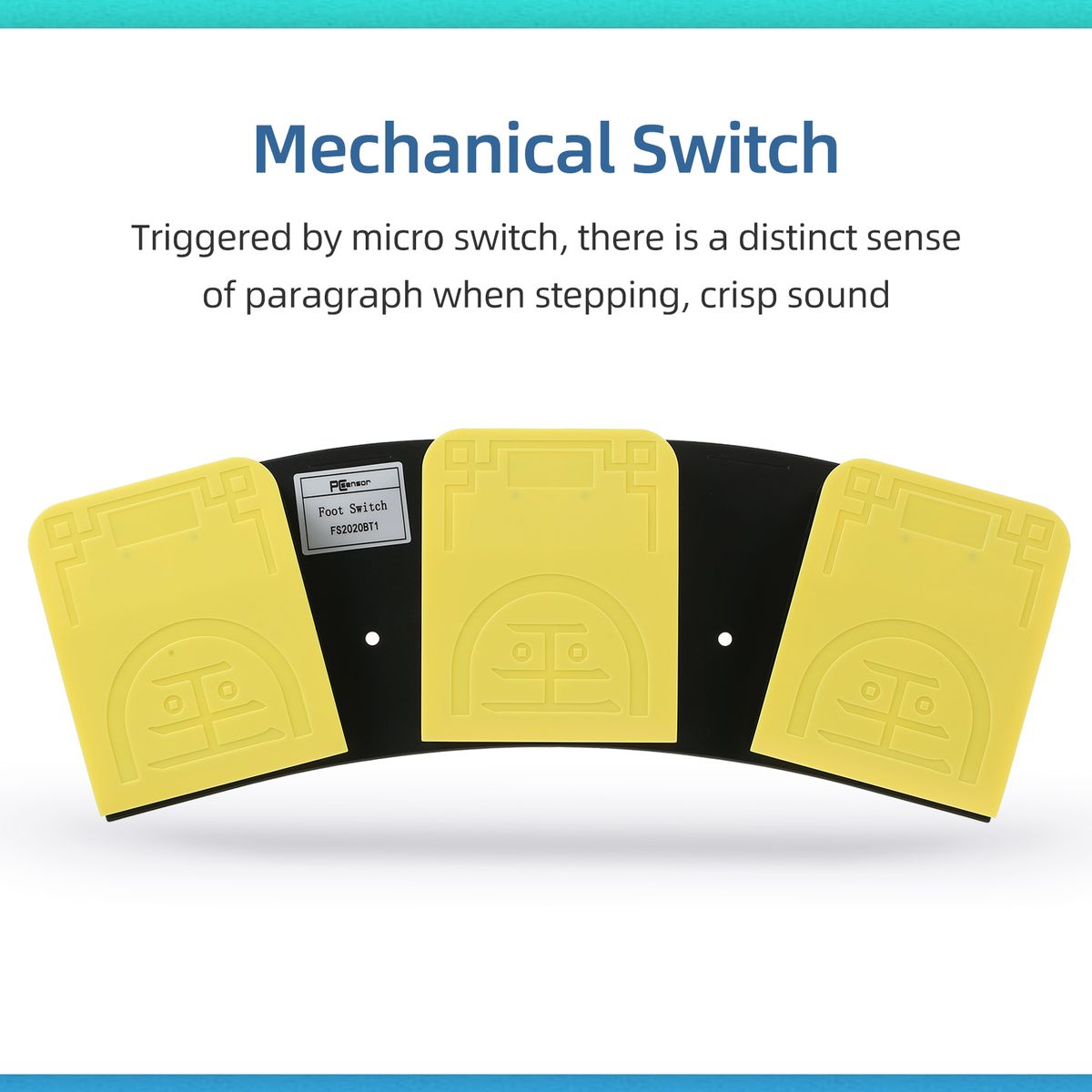 FS2020BT1 Triple Foot Switch Multifunctional Customized Foot