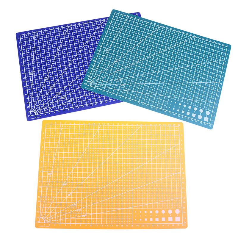 1pc 30*22cm A4 Grid Lines Self Healing Cutting Mat