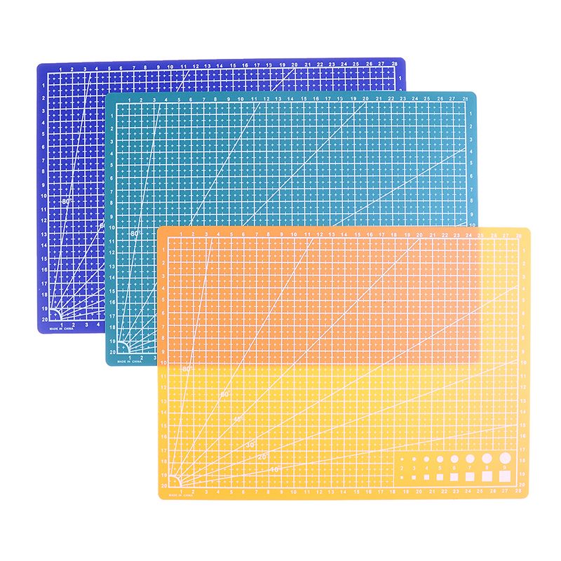 1pc 30*22cm A4 Grid Lines Self Healing Cutting Mat