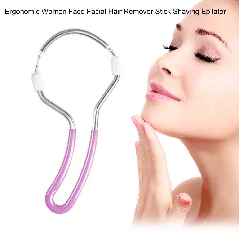 Ergonomic Face Facial Hair Remover Stick Shaving Epilator