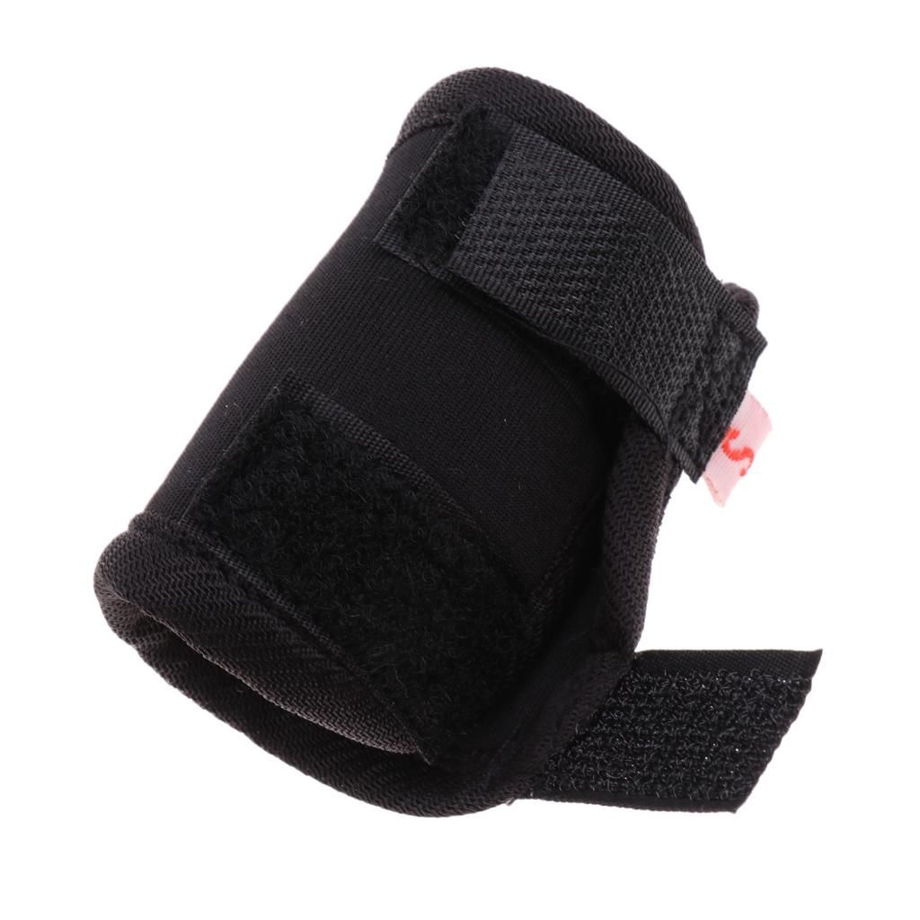 2pcs Pet Leg Brace Protector Dog Surgical Injury Fixed Black S