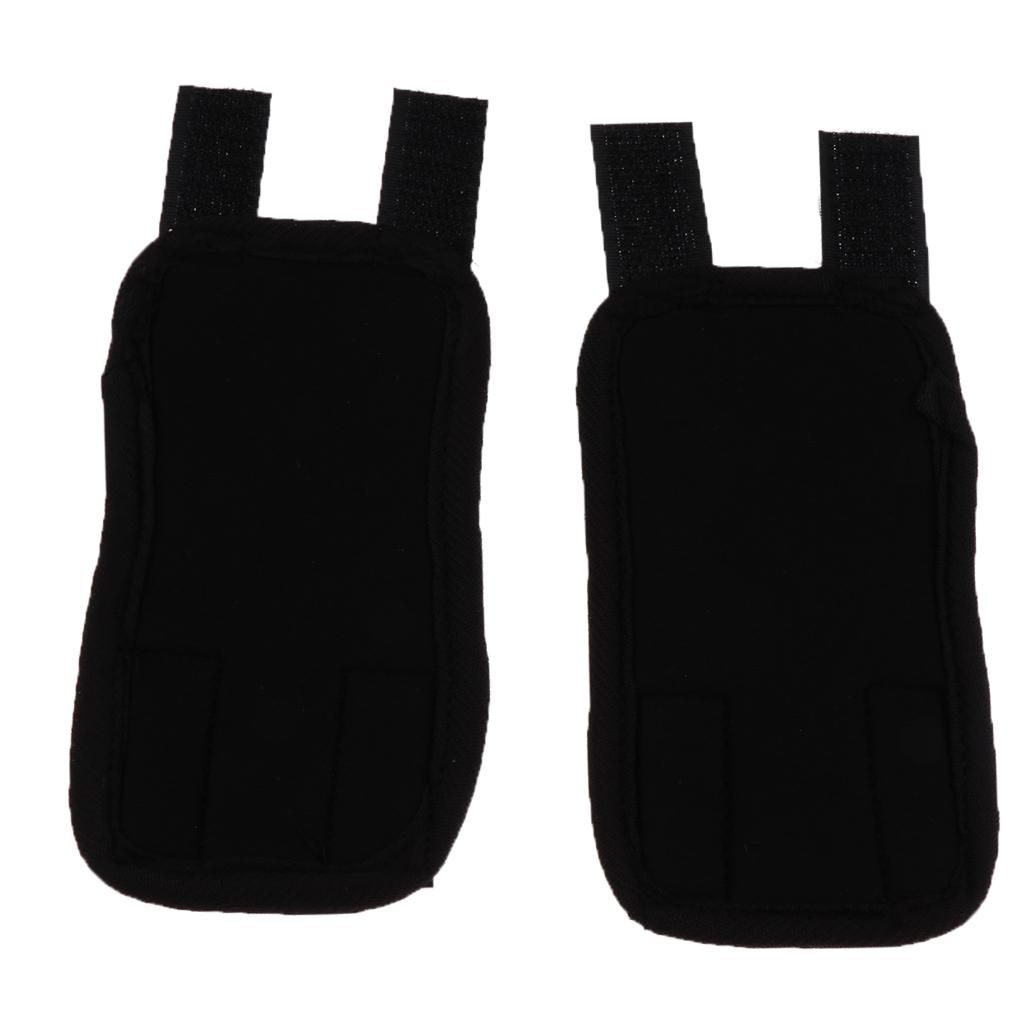 2pcs Pet Leg Brace Protector Dog Surgical Injury Fixed Black S