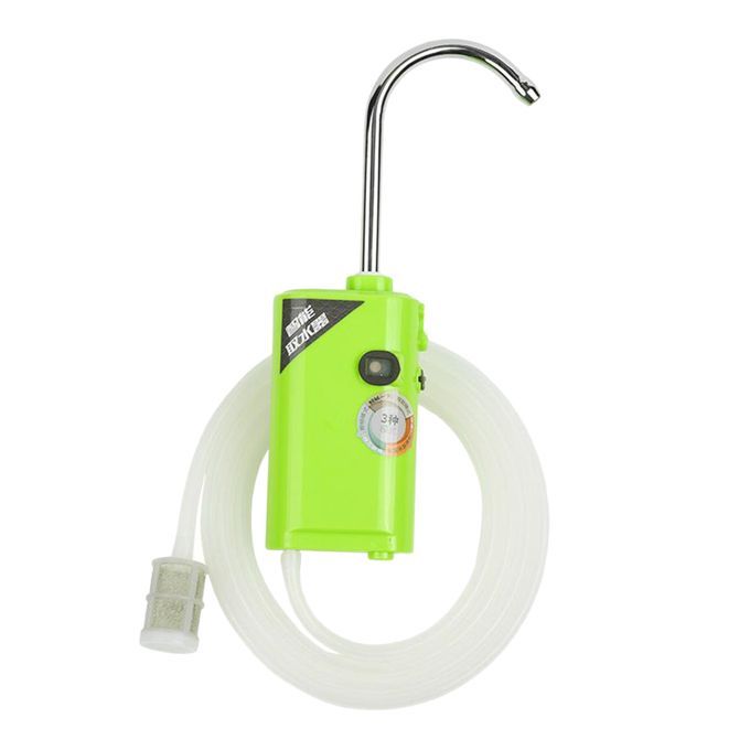 LED Portable Induction Water Absorber Rechargeable Oxygen Pump Green