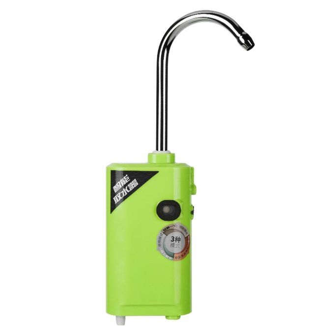 LED Portable Induction Water Absorber Rechargeable Oxygen Pump Green