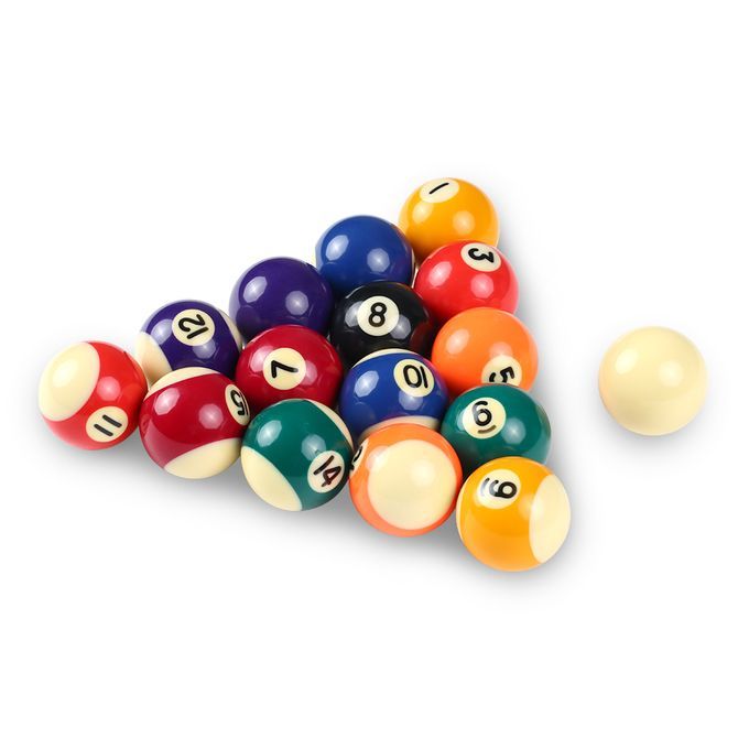 38MM Children Billiards Table Balls Set Resin Small