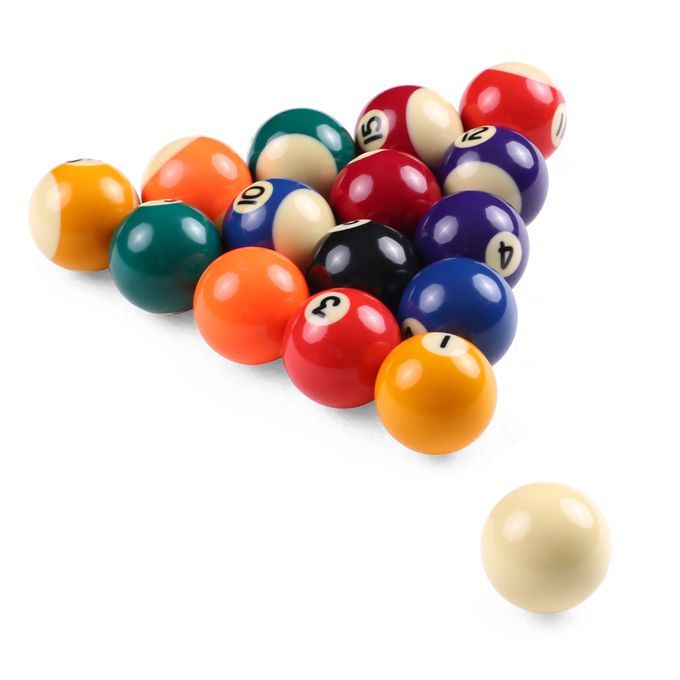 38MM Children Billiards Table Balls Set Resin Small