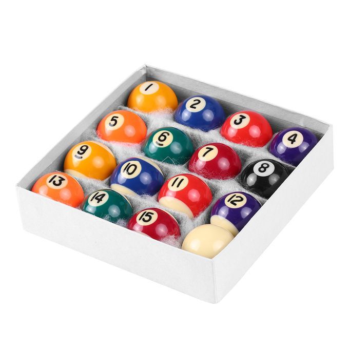 38MM Children Billiards Table Balls Set Resin Small