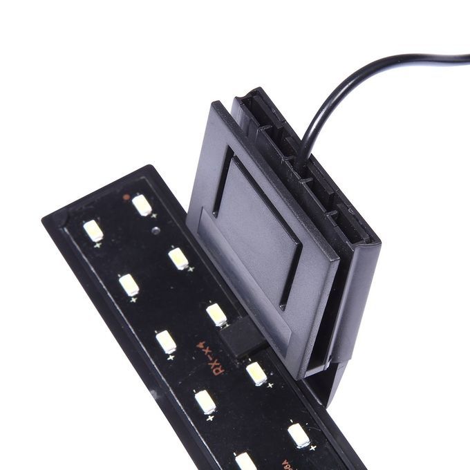 12 LED Clip On Clamp Lamp For Small Aquarium Fish Tank 5W 220V EU Plug Black