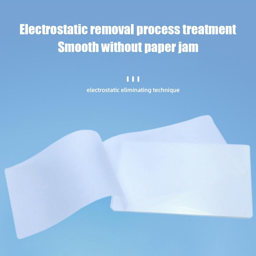 100PCS A4 8C (216x303mm)  Clear Lamination Sheets  Plastic film package document photo, adhesive film, card protection film, Laminator Pockets