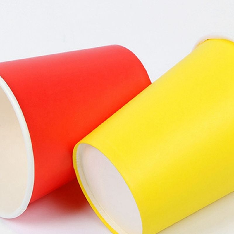 200Pcs Pure Colour Party Disposable Paper Cups Juice