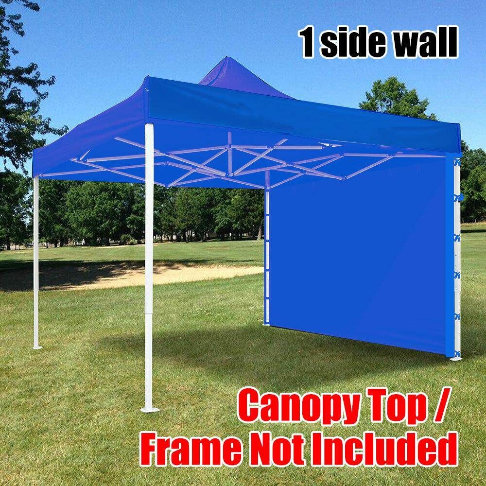 1Pcs Sidewall Panel Gazebo Sun Shade For 3x3m EZ Up Canopy Party Tent Blue 3x3 Meters Single Side Without Window