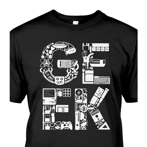 Geek Black T-shirt