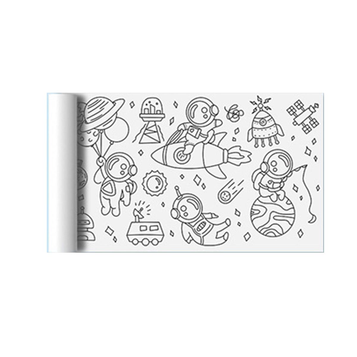 1 Roll DIY Painting Paper Children Roll DIY Sticky Painting Paper