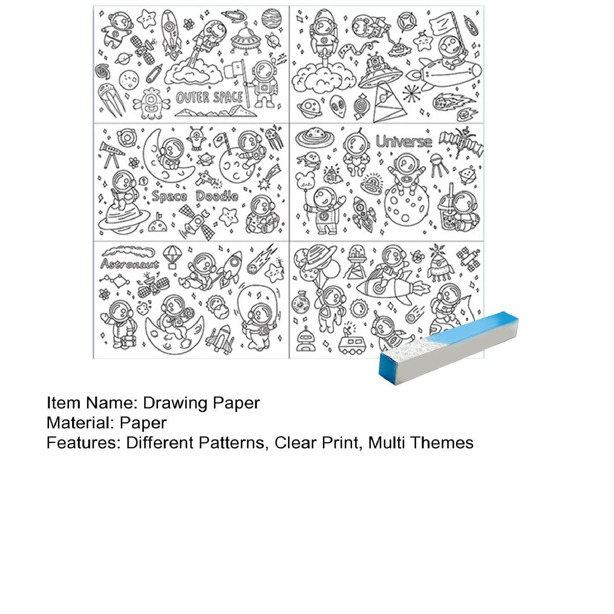 1 Roll DIY Painting Paper Children Roll DIY Sticky Painting Paper