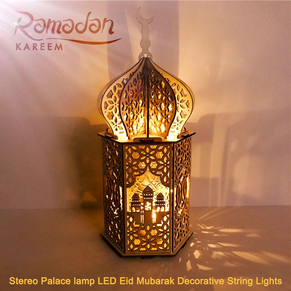 Stereo Palace Lamp LED Eid Mubarak Decorative String Lights