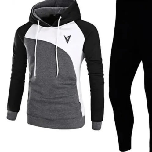 Joggers And Hoodie Set - Multicolor