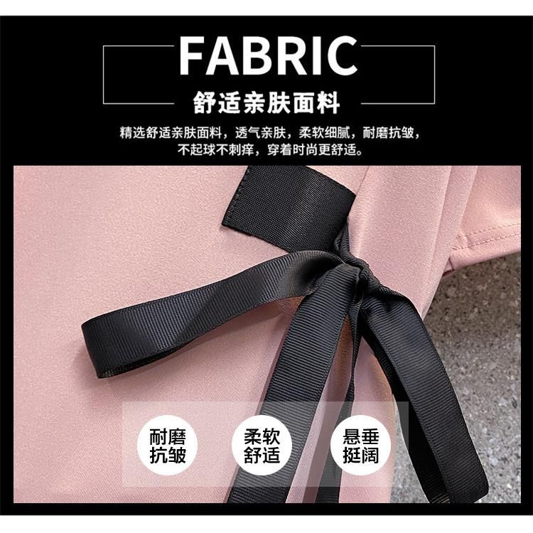 Short-Sleeved Dress Large Size 2023 Summer Women's New Loose Midi Skirt Stitching Polka Dot Flab Hiding Chubby Fashion Dress