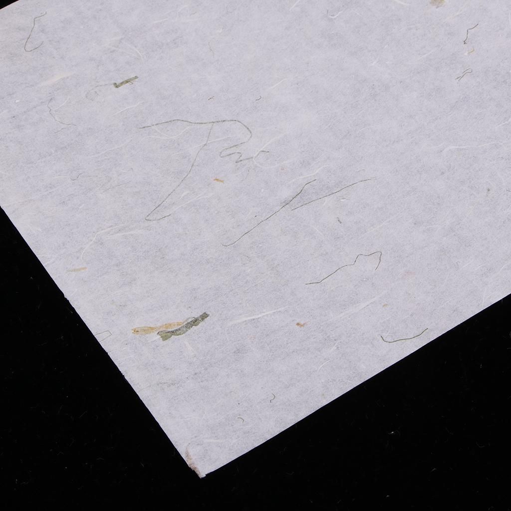10Pcs Handmade Rice Paper Washi Paper Stationery Paper Blue  Style