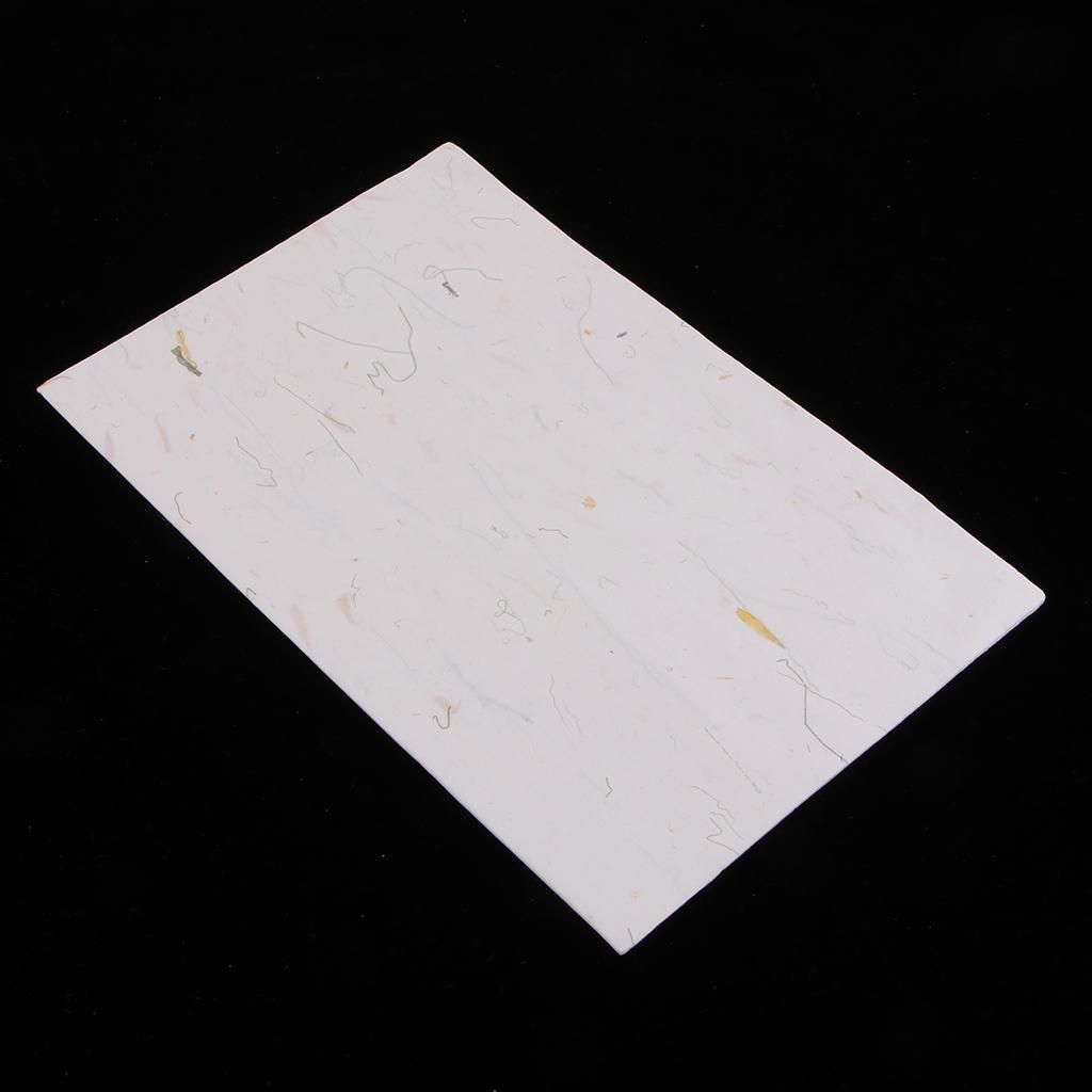 10Pcs Handmade Rice Paper Washi Paper Stationery Paper Blue  Style