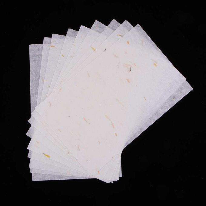10Pcs Handmade Xuan Paper Washi Paper Stationery Paper Marigold Style