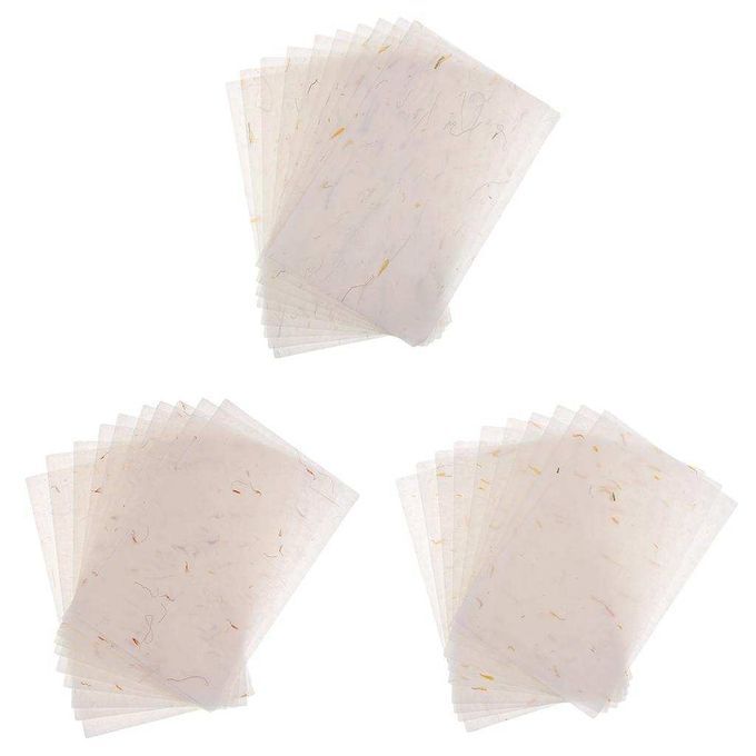 10Pcs Handmade Xuan Paper Washi Paper Stationery Paper Marigold Style