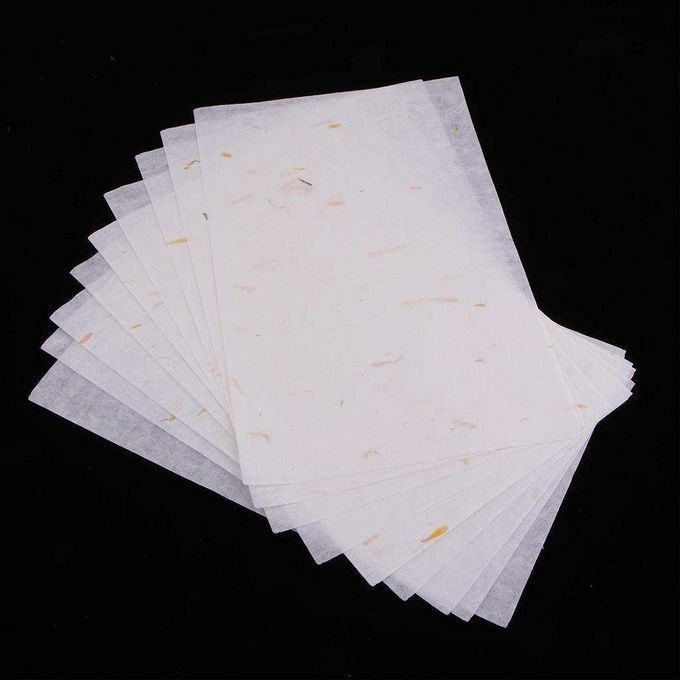 10Pcs Handmade Xuan Paper Washi Paper Stationery Paper Marigold Style