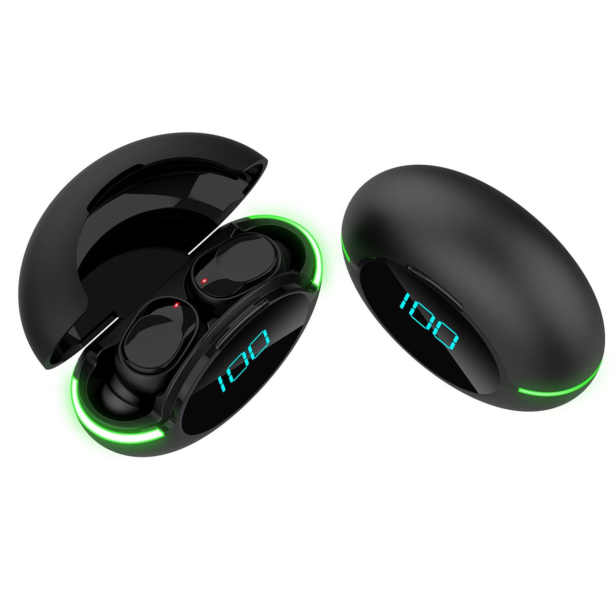 Y80 Wireless Earbuds Stereo In-Ear BT Headphones Ergonomic